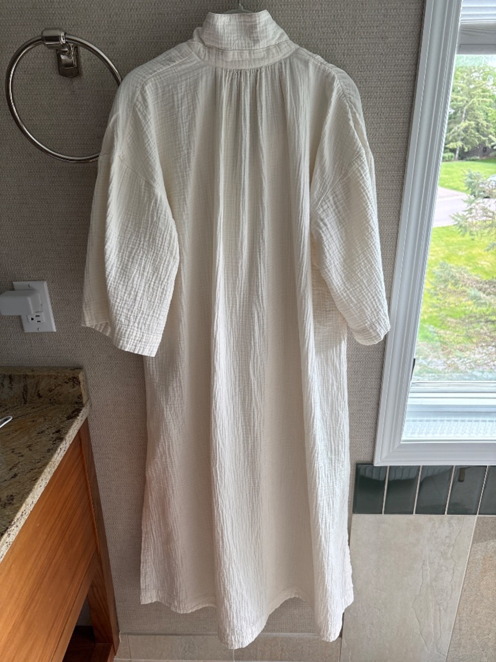 Madewell Lightestspun Cover-Up Maxi Shirtdress - Picture 5 of 5